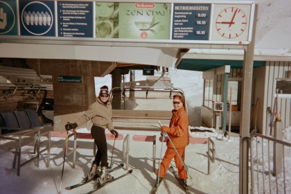 Skiing at Diedamskopf